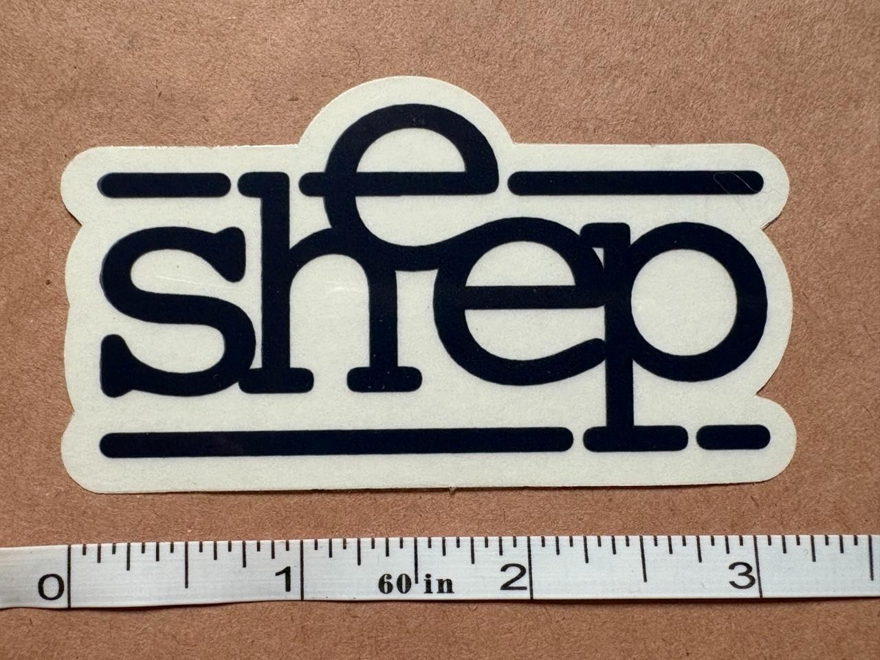 SHEEP Sticker 3.25×1.75 (Jeep Parody) vtg 90s