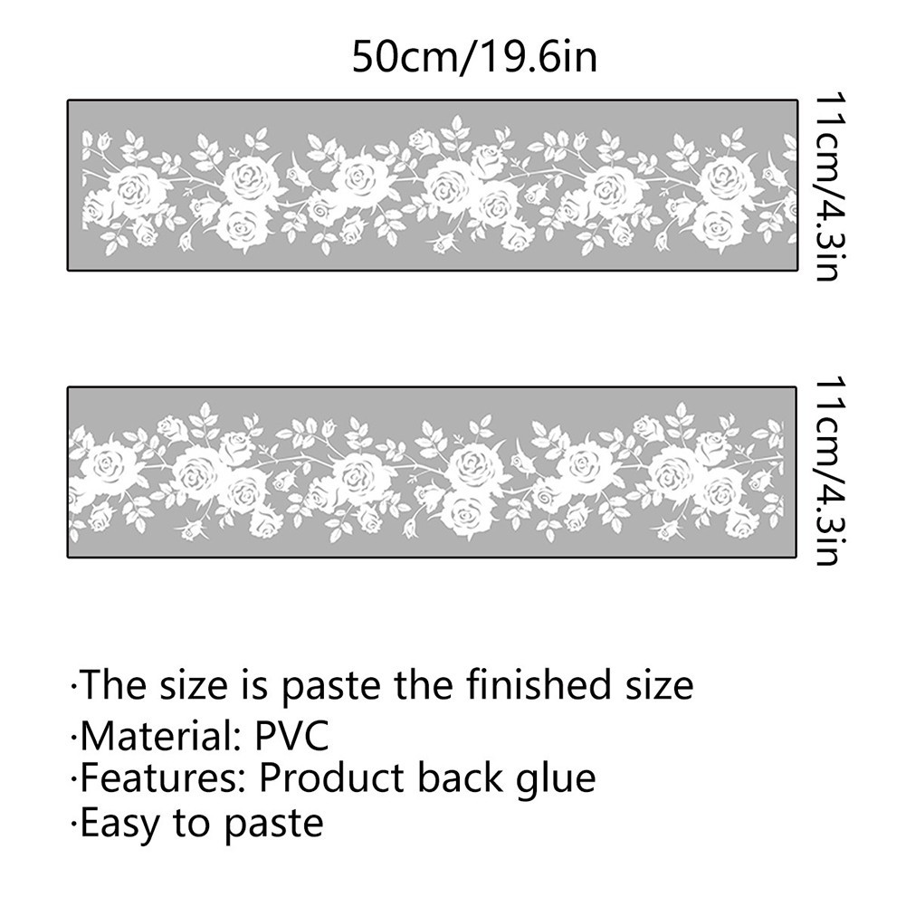 High Quality Wall Sticker 1 Set 2pcs Vinyl With Transfer Belt 4.3*19.6inch