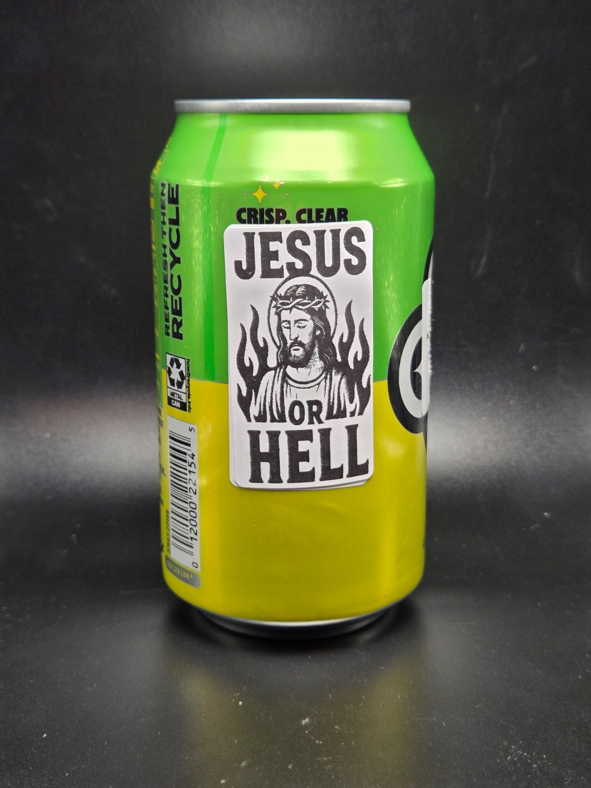 "JESUS OR HELL" Stickers 25-500Pack bulk decal labels sticker god religious lord