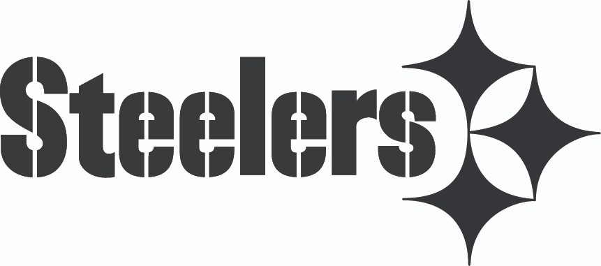 Steelers Logo Vinly Decal 4" to 12" CHOOSE SIZE & COLOR