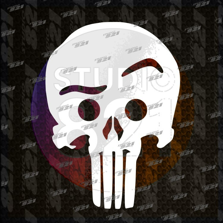 The Punisher Skull WTF Vinyl Sticker Decal – US MADE – Car Truck decal Jeep DC