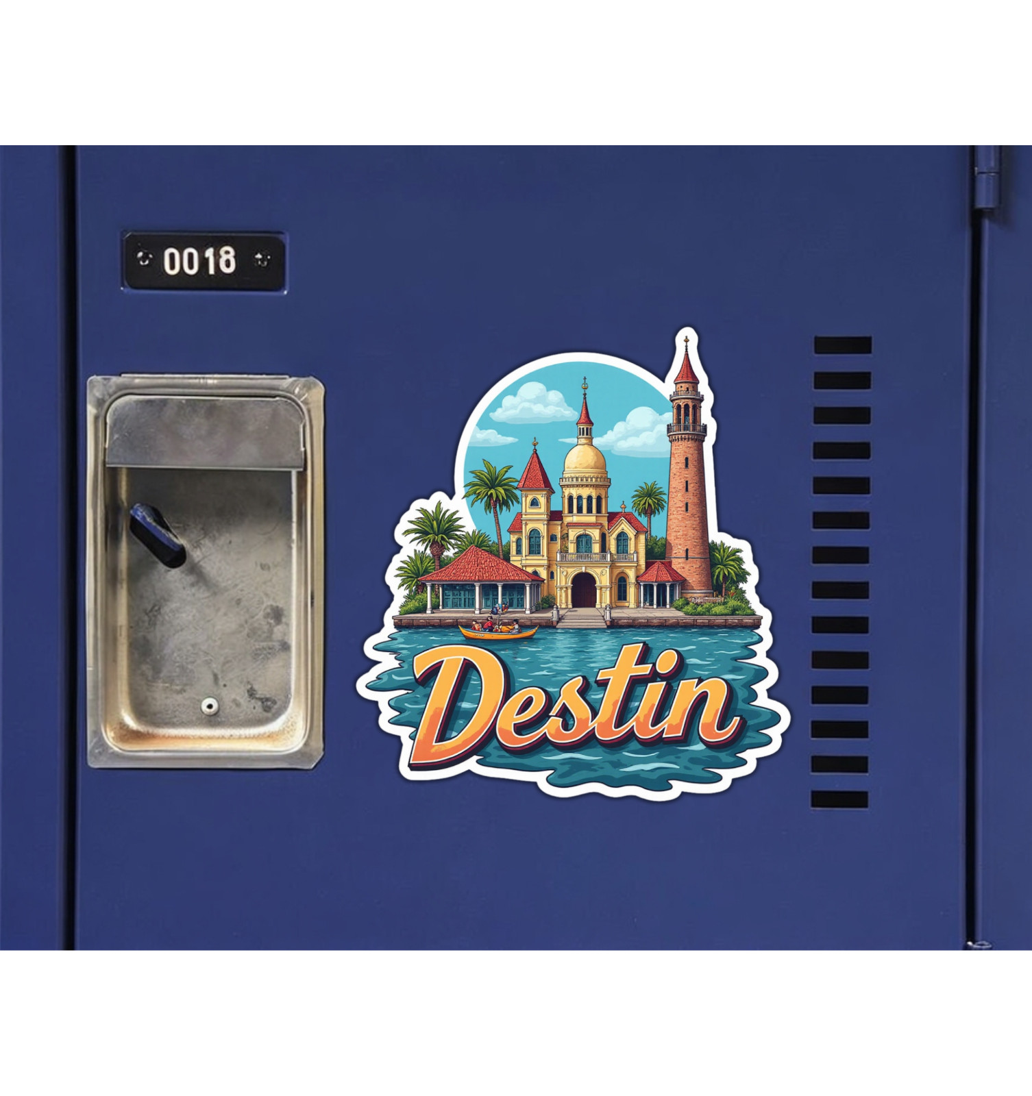 Destin Florida Fridge Magnet or Laptop Sticker