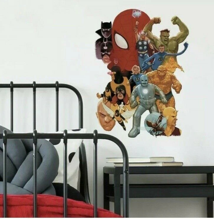 New Avengers Classic Peel & Stick Giant Wall Decals Marvel Stickers RMK4648GM