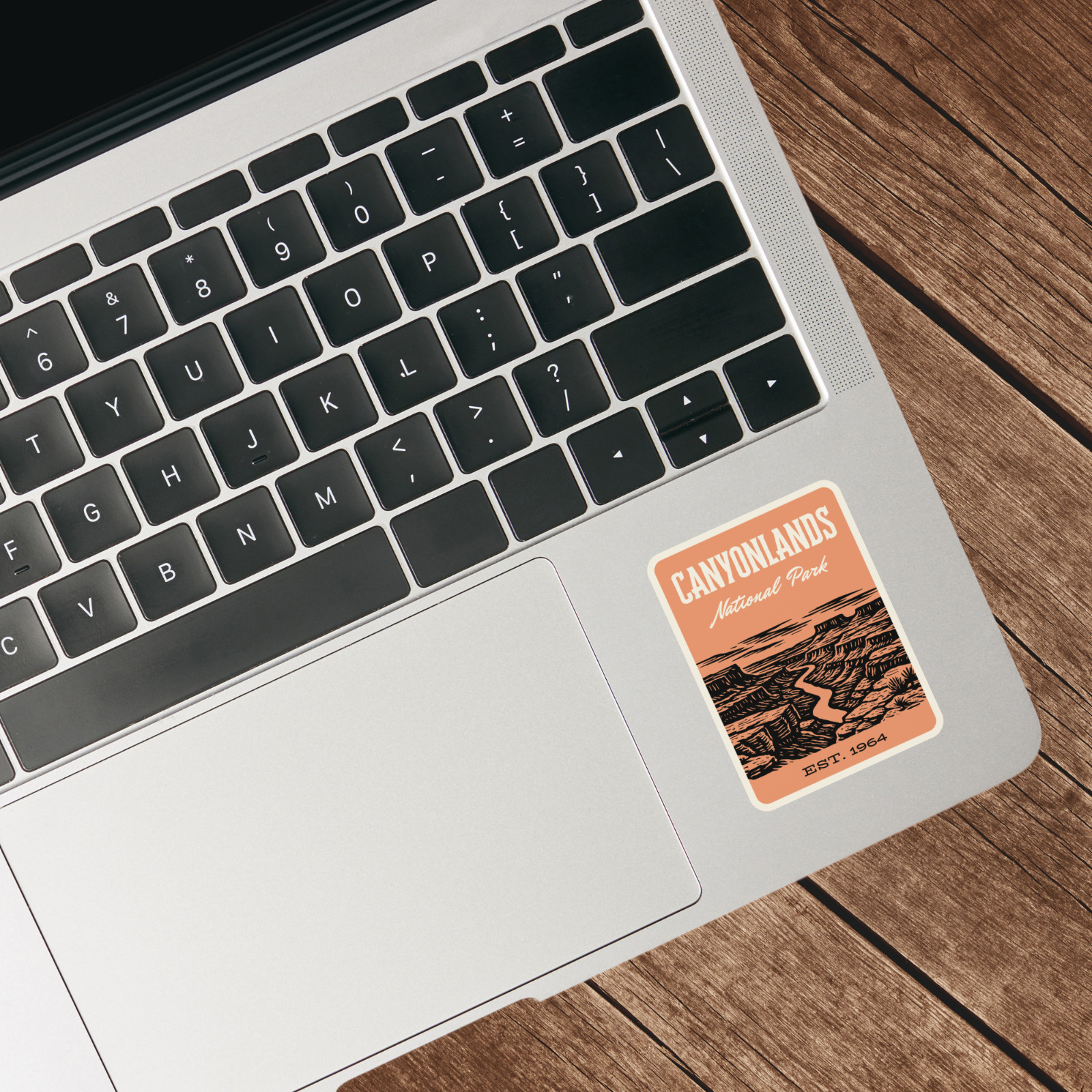 Canyonlands National Park Sticker Utah – Retro 1960s Style Decal