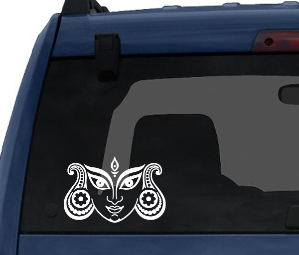 Indian Ethnic Design #1 – Princess Woman Beauty Tribal – Car Tablet Vinyl Decal