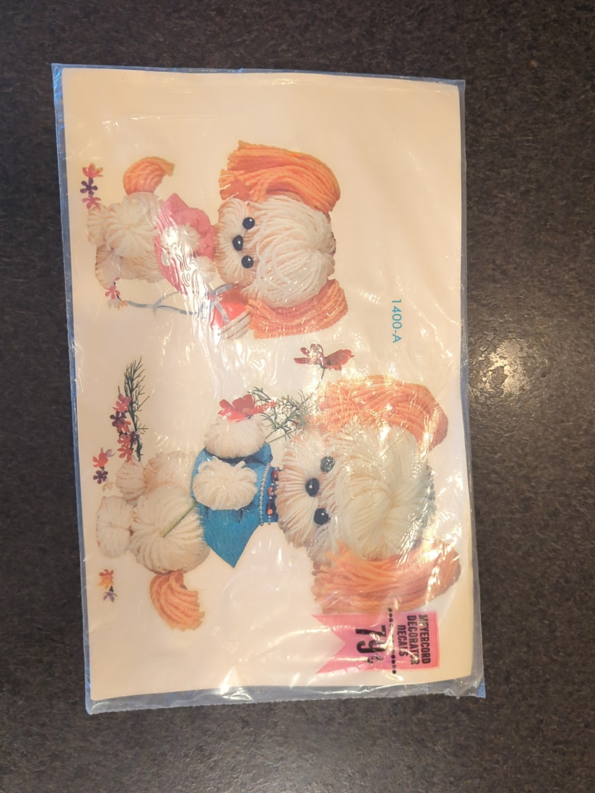 Vintage Meyercord Decorator Decals Dogs NIP