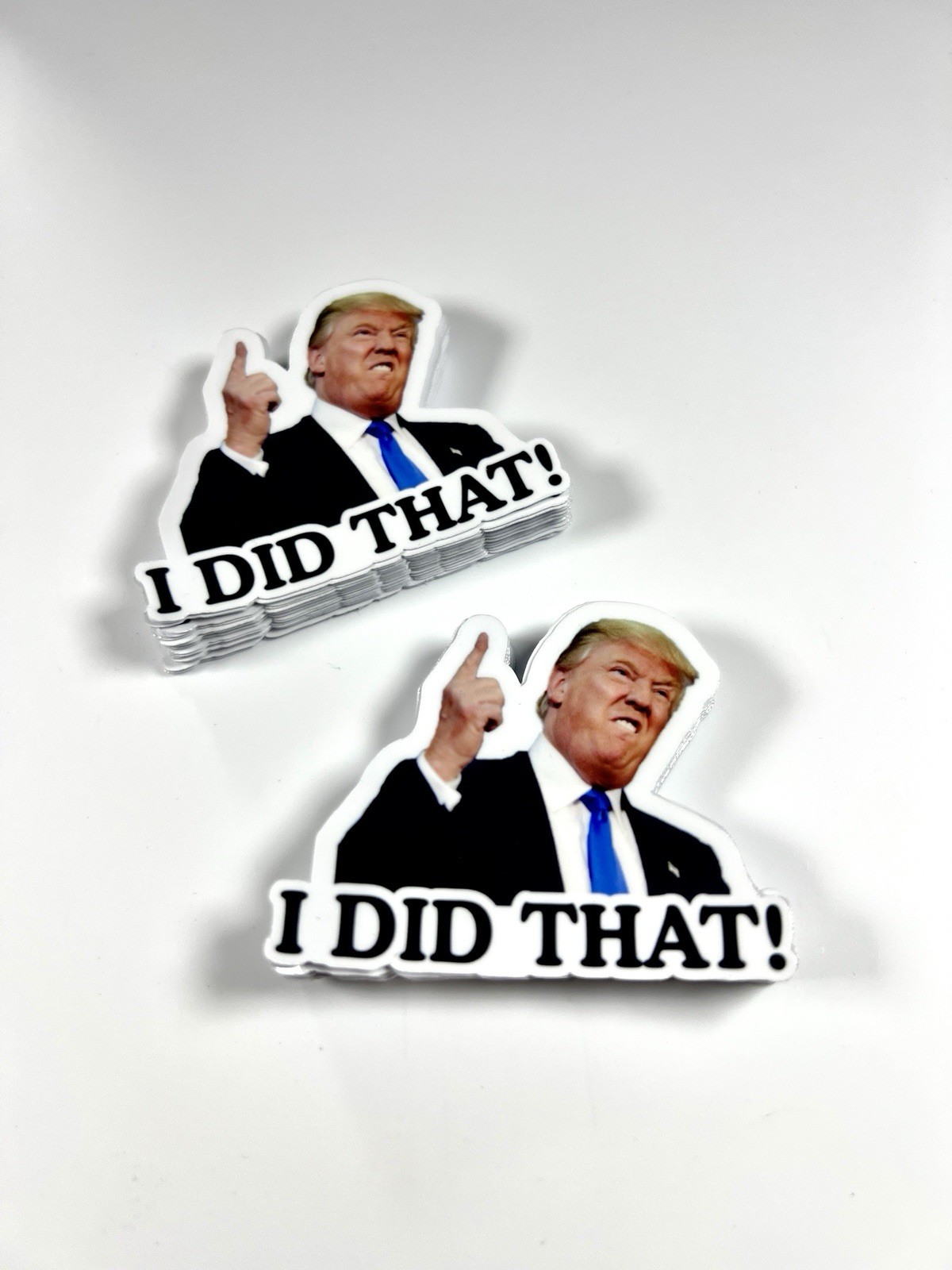 50 Trump Stickers I DID THAT Gas Pump Waterproof Vinyl Laminated NEW 1×1"
