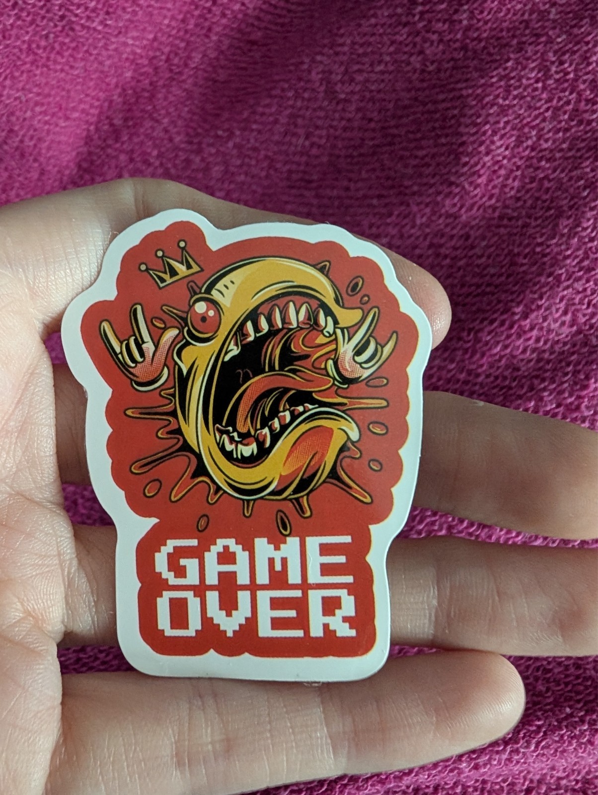 Pac-Man Sticker – Retro Arcade, Video Game, Blinky, Ghost, Pinky, Clyde