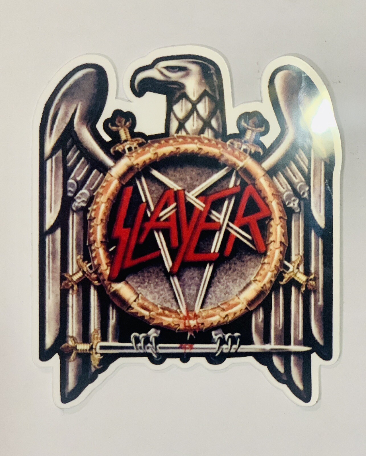 Slayer 4" Tall Multi-Color Vinyl Decal Sticker