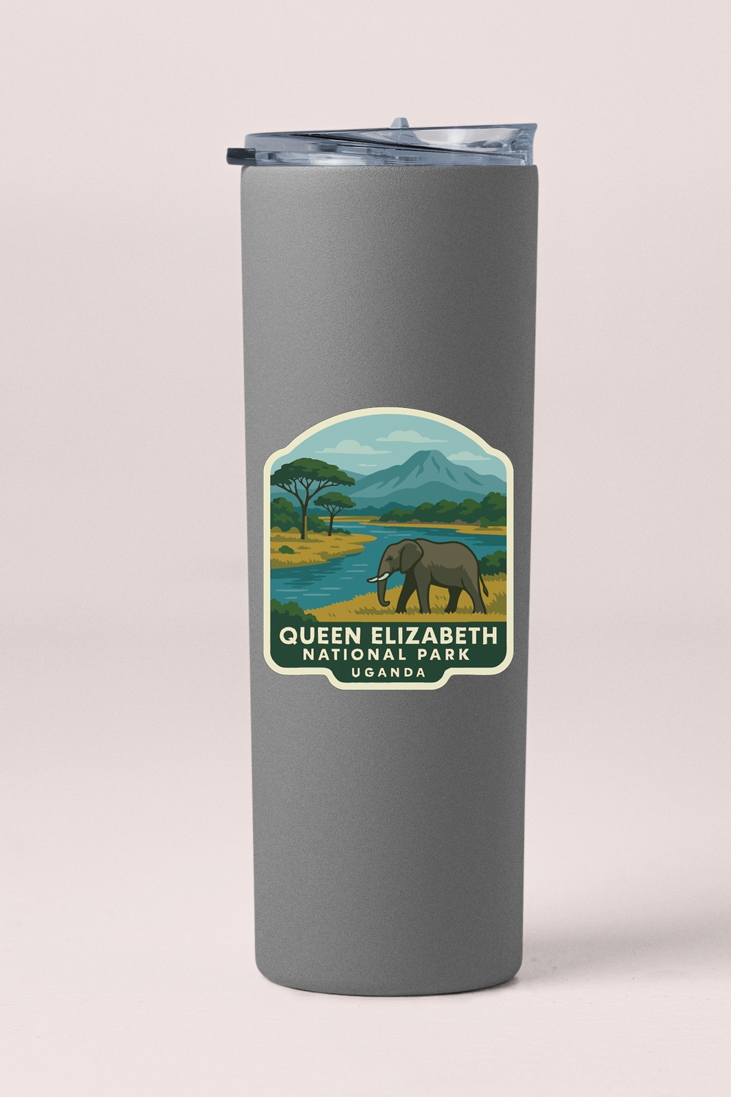 Queen Elizabeth Uganda National Park Sticker Decal Vinyl Die-Cut World