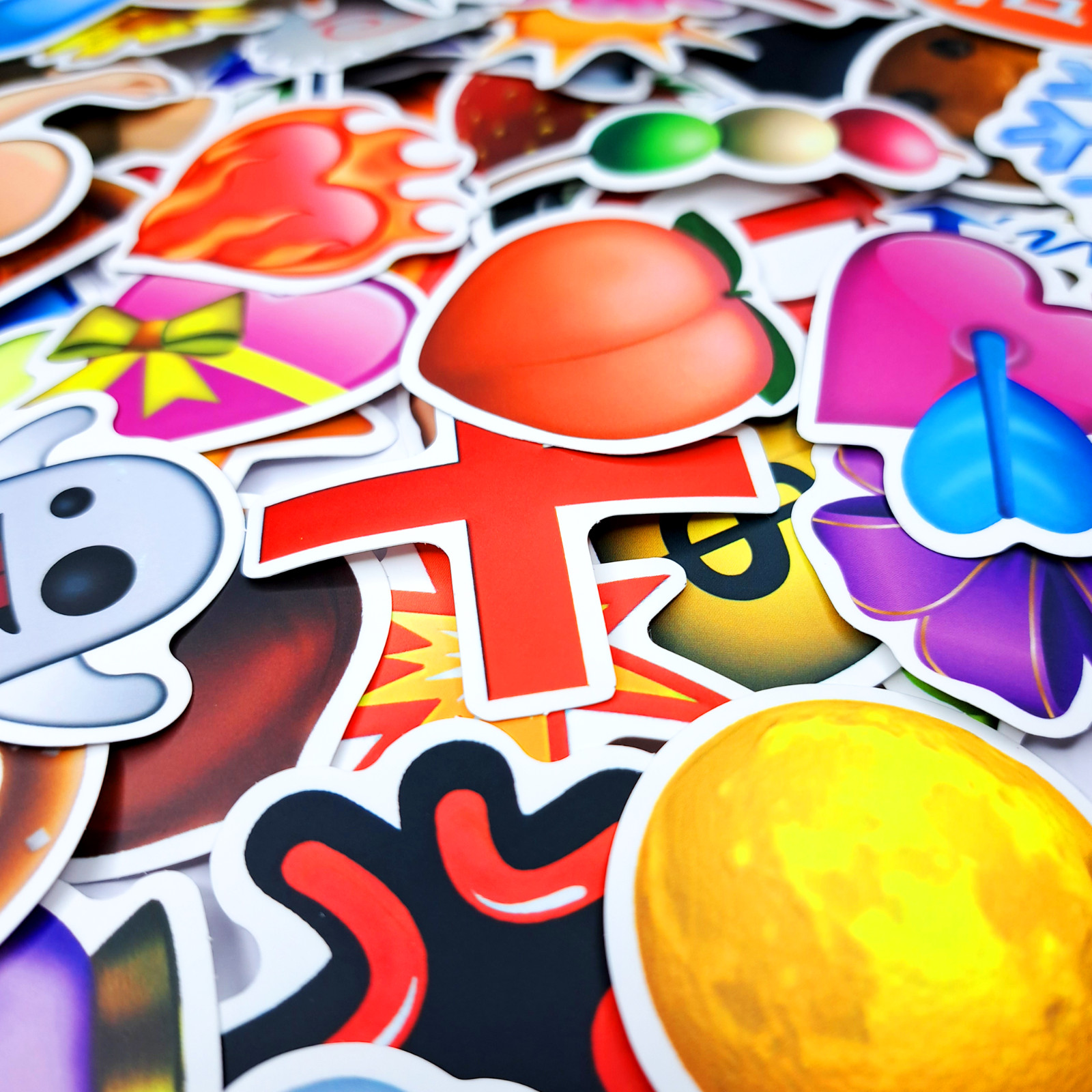 60 PCS Funny Emoji Sticker Pack Smiley Face Kids Stickers Teen Laptop Planner