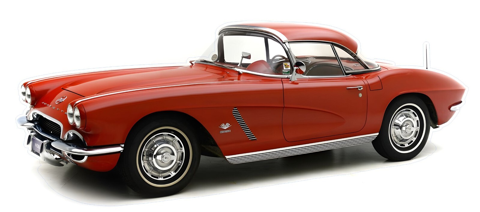 1962 Chevrolet Corvette Classic Car Vinyl Sticker Waterproof