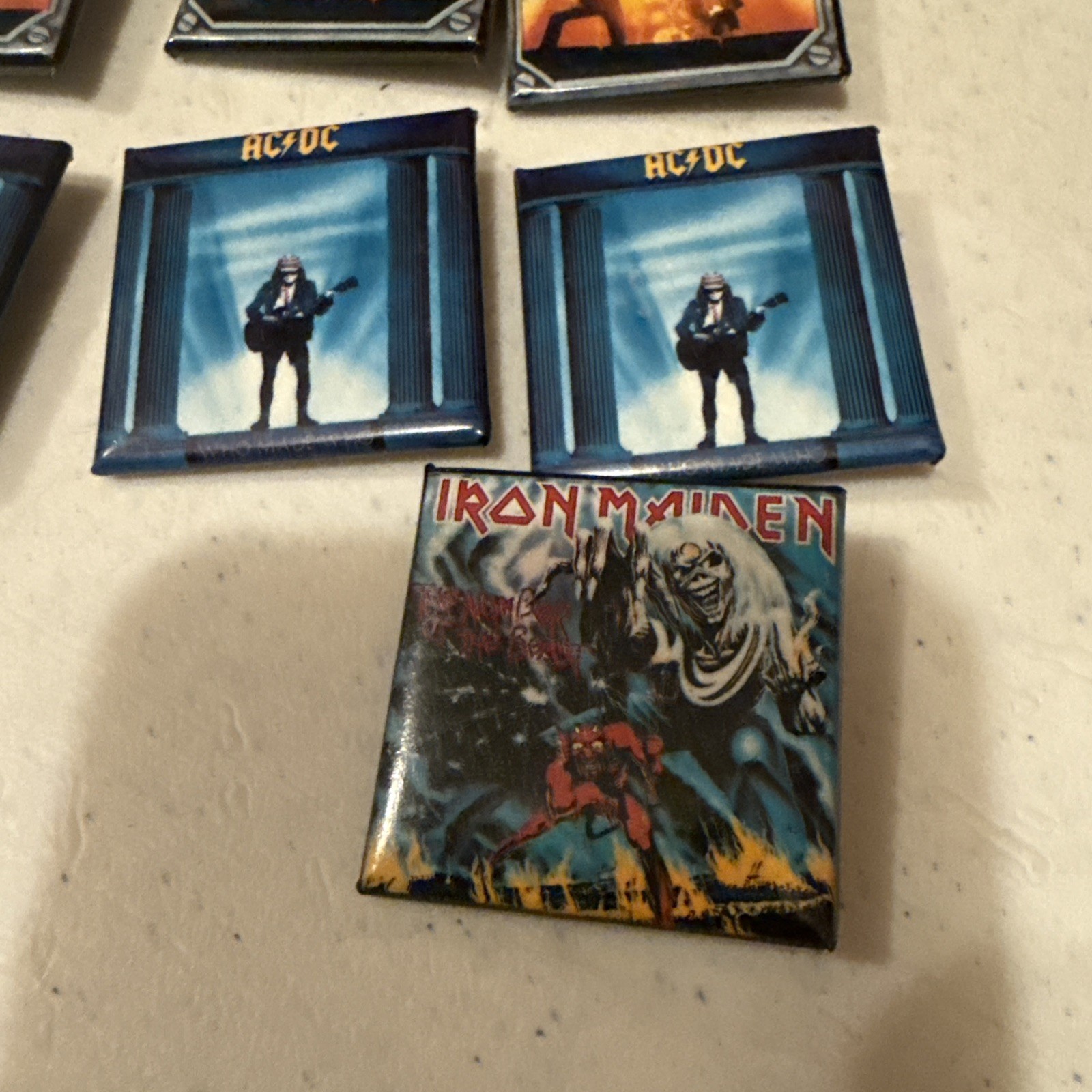 Metallica Ac/ Dc Def Leaped. Rock And Roll 1.5 Pins Choice