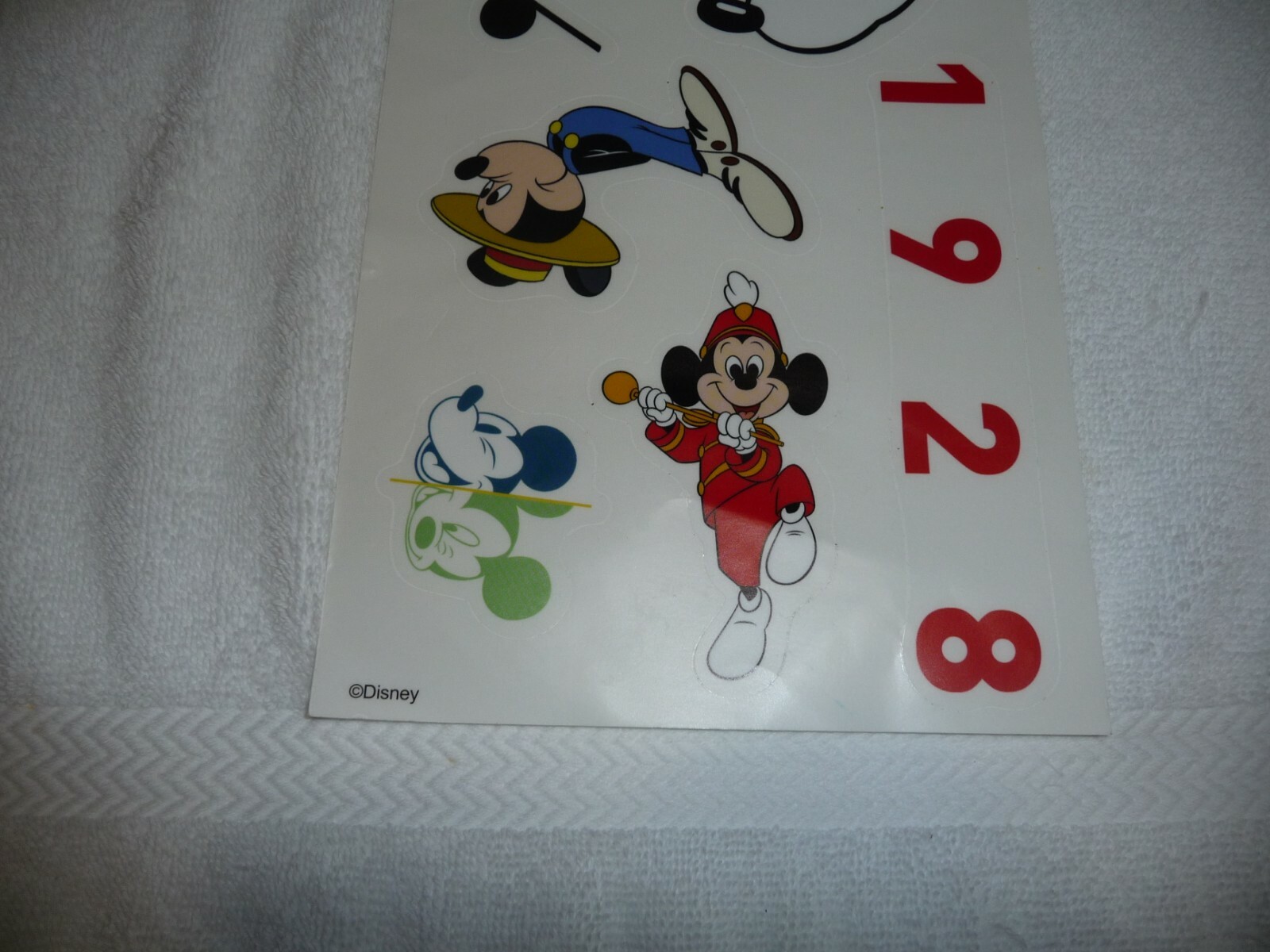 NEW 90 Years Of Magic Disney 1928 MICKEY MOUSE WALL DECALS AUTOCOLLANTS