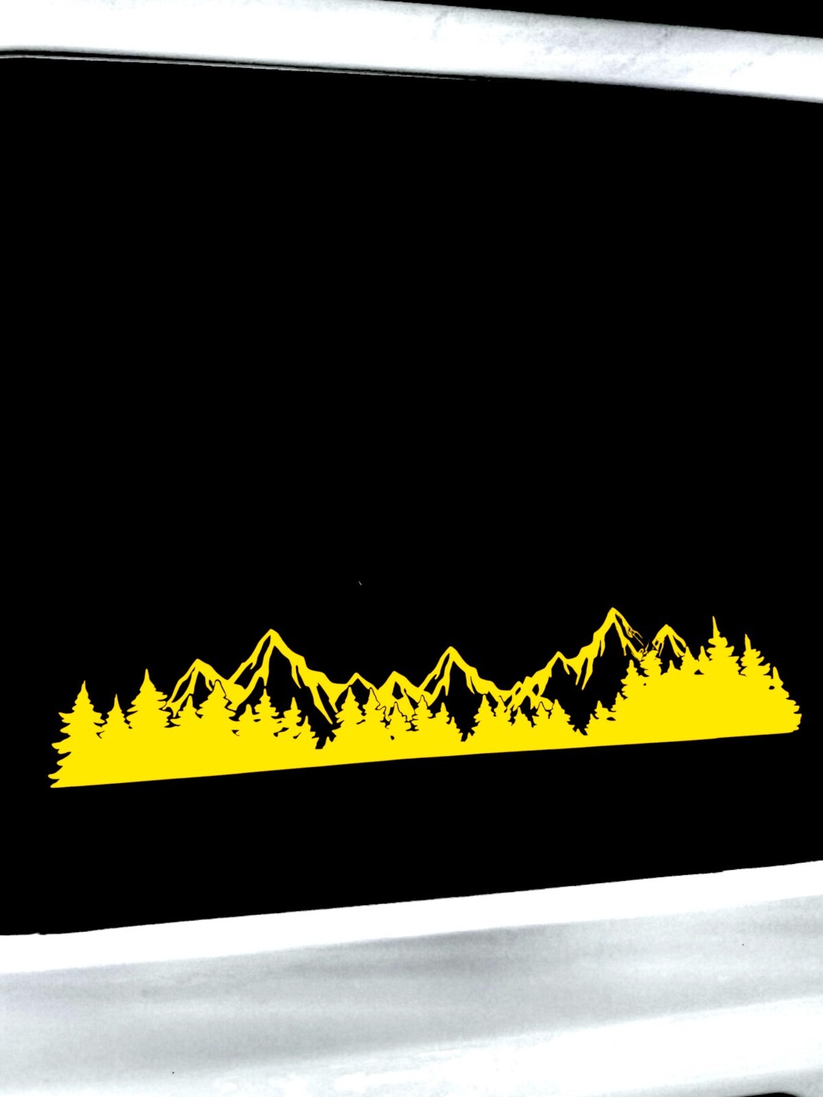 Mountains Trees Landscape Vinyl Decal for SUV Car Truck Bumper Window laptop #1