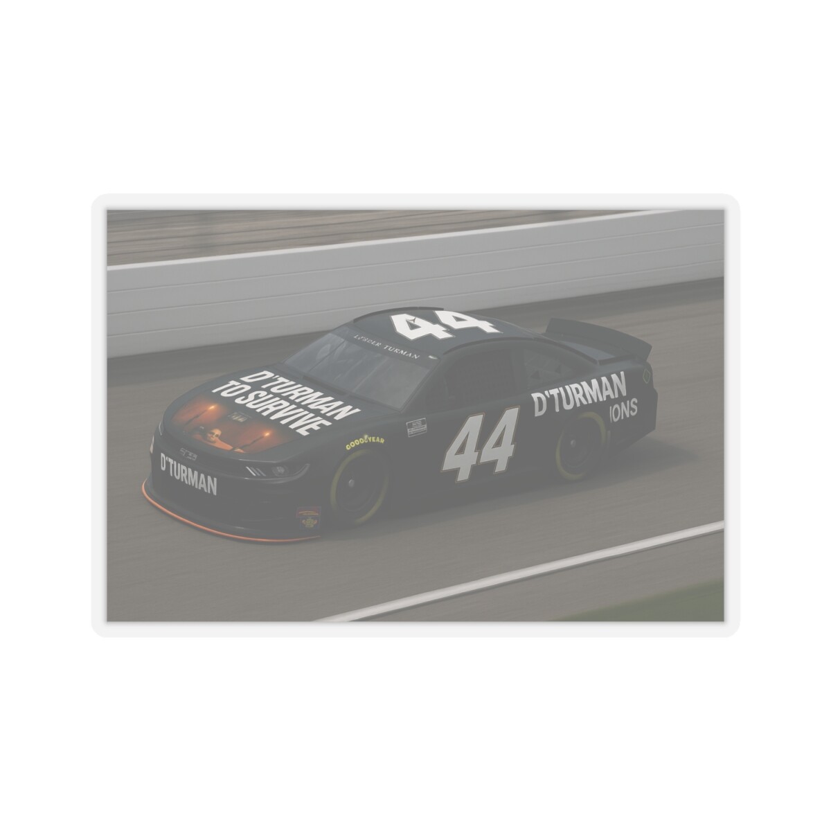 True Crime Survivor NASCAR Type Car Kiss-Cut Stickers