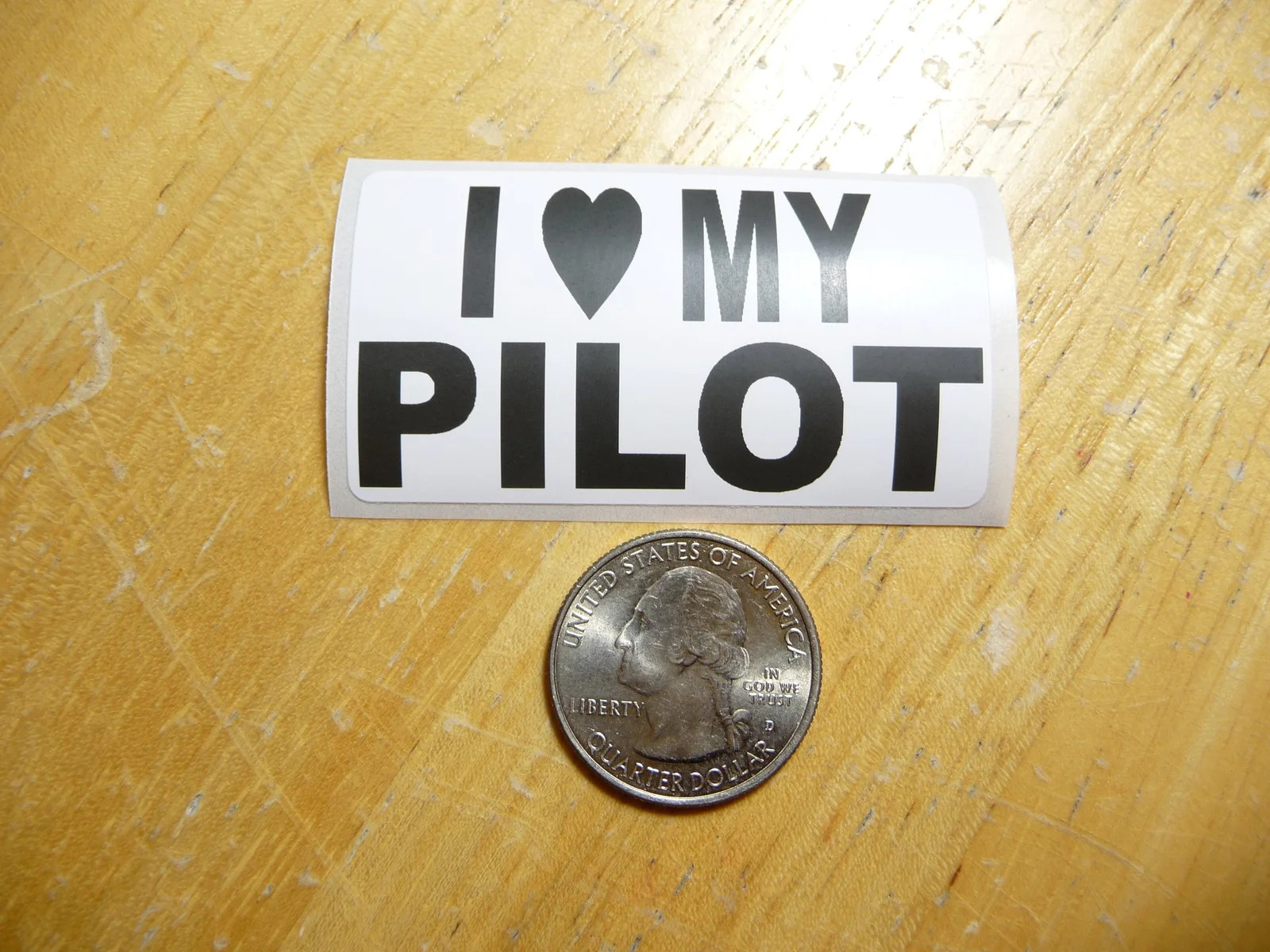 I LOVE MY PILOT STICKER DECAL 1 – 50 BULK PACK FUNNY SPOUSE PLANE AIRPLANE