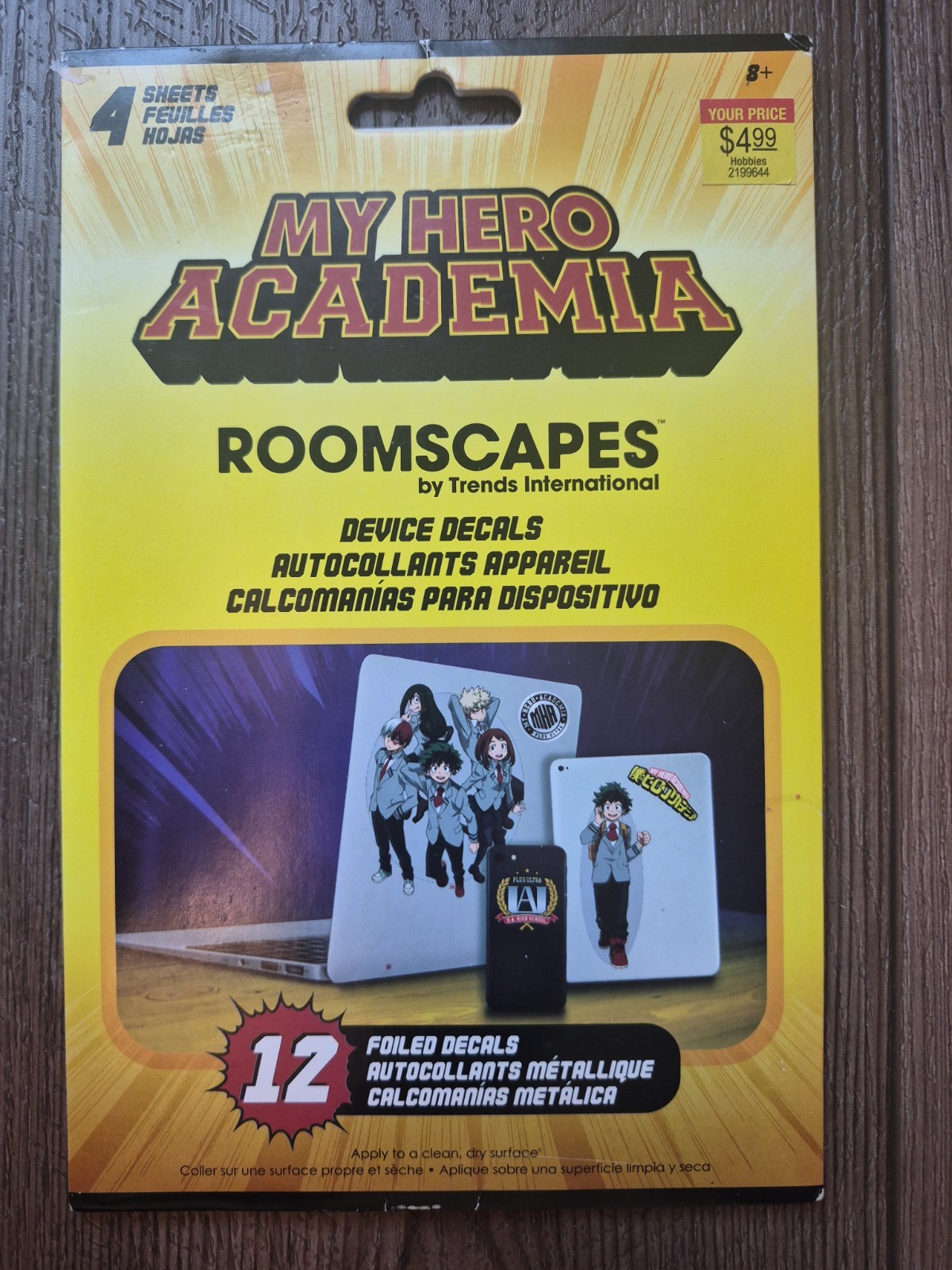 MY HERO ACADEMIA Roomscapes Device Decals by Trends International #DC2024