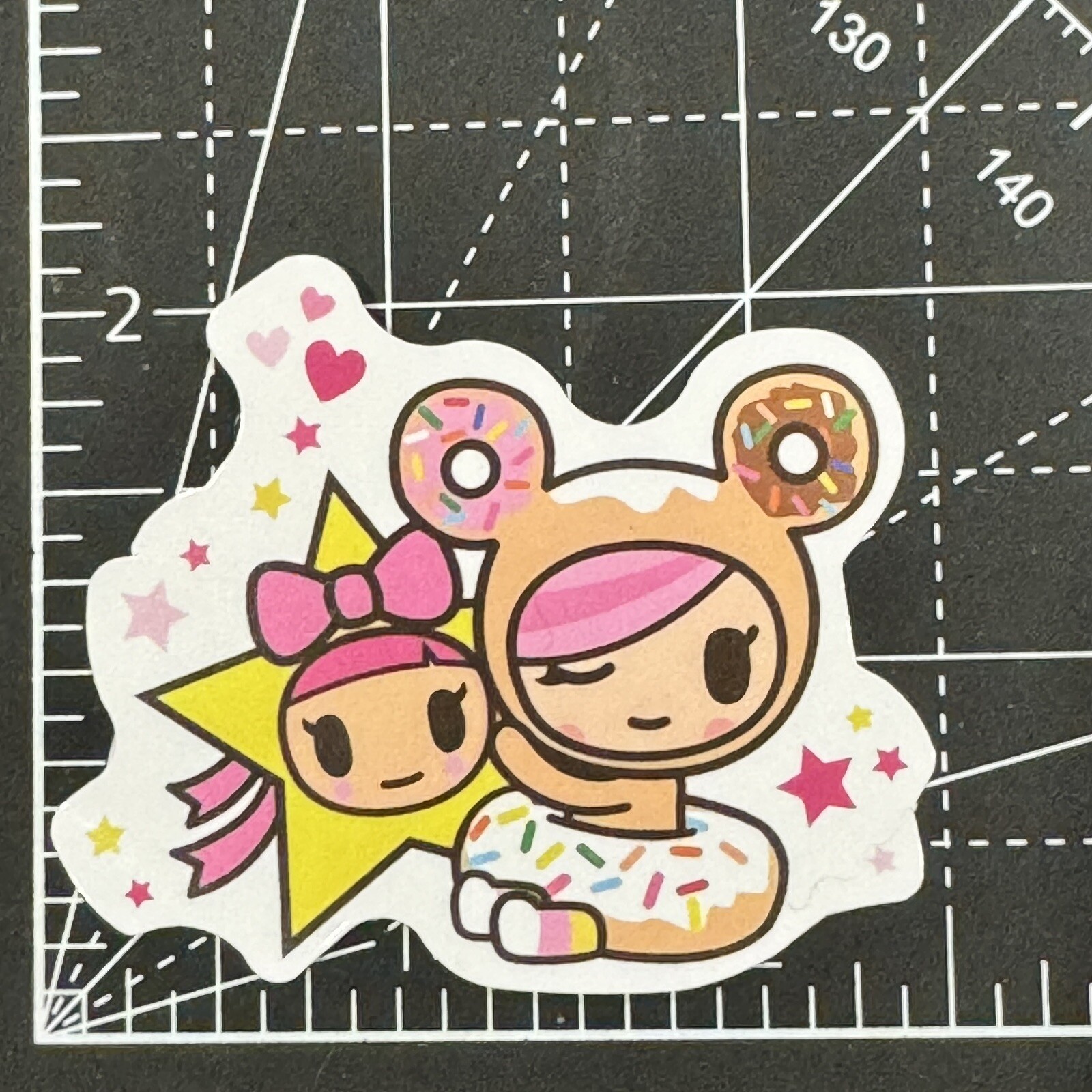 Donutella with Star – Vinyl Decal Sticker Bomb Scrapbook Phone Luggage tokidoki