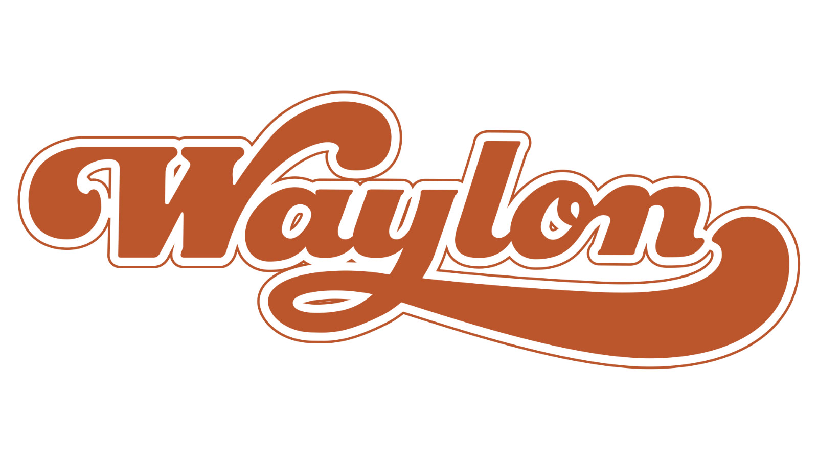 Waylon Jennings sticker logo weatherproof bumper vinyl decal