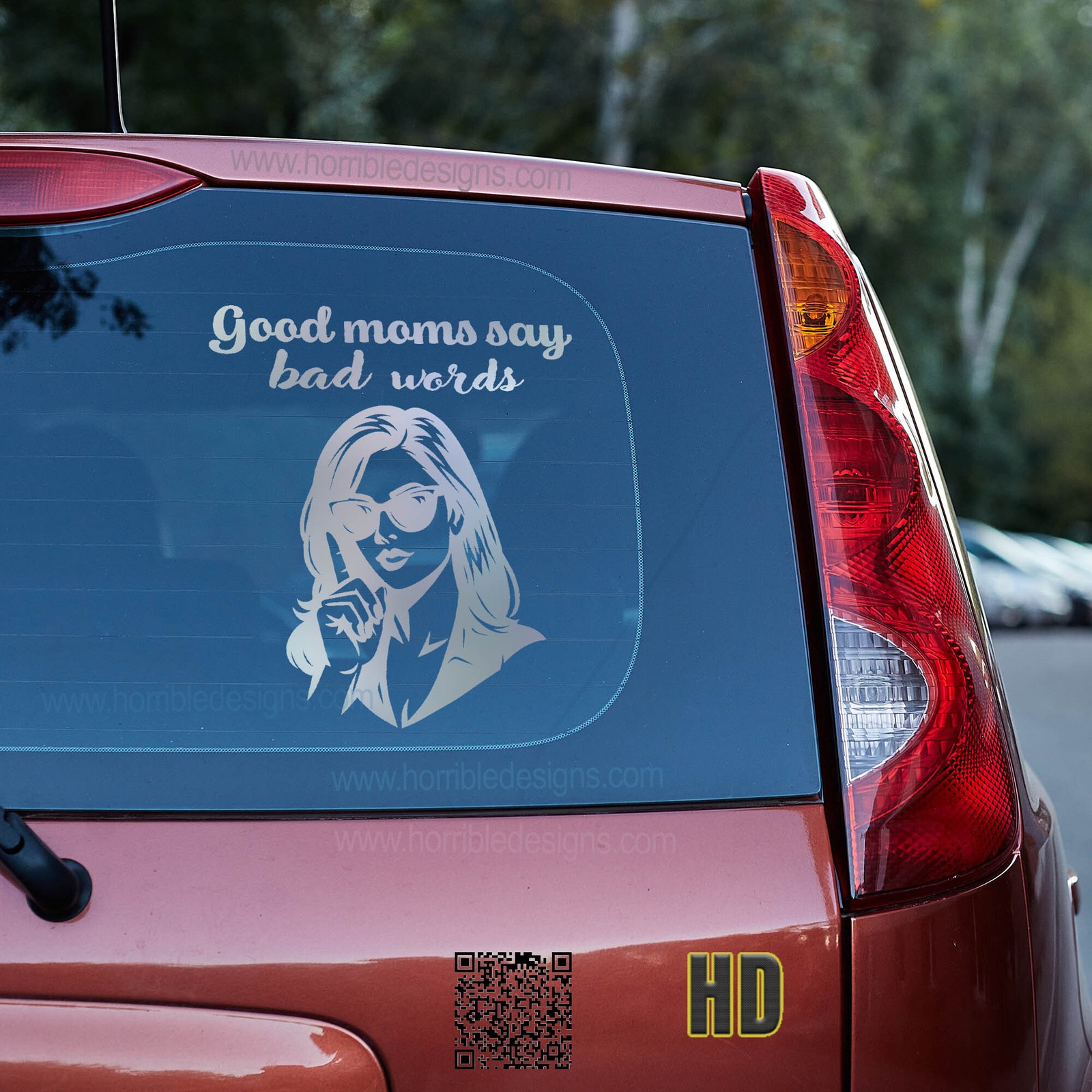 Good moms say bad words Vinyl decal