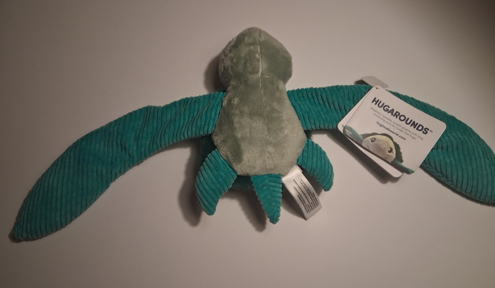 HUGIMALS Hugarounds Sidney The Sea Turtle 2.5 lb Microwaveable & Freezable Weigh