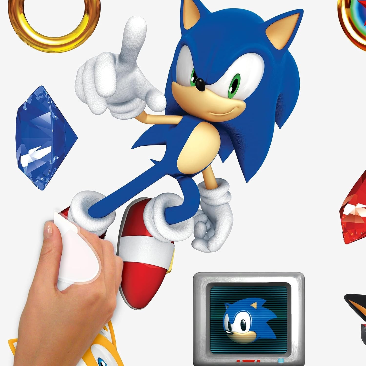 Sonic The Hedgehog Characters Wall Decals,