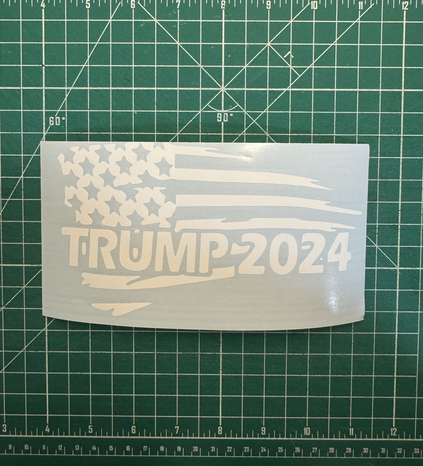 Trump 2024 Unites States of America Vinyl Decal – BOGO, Ships Same Day, USA Made