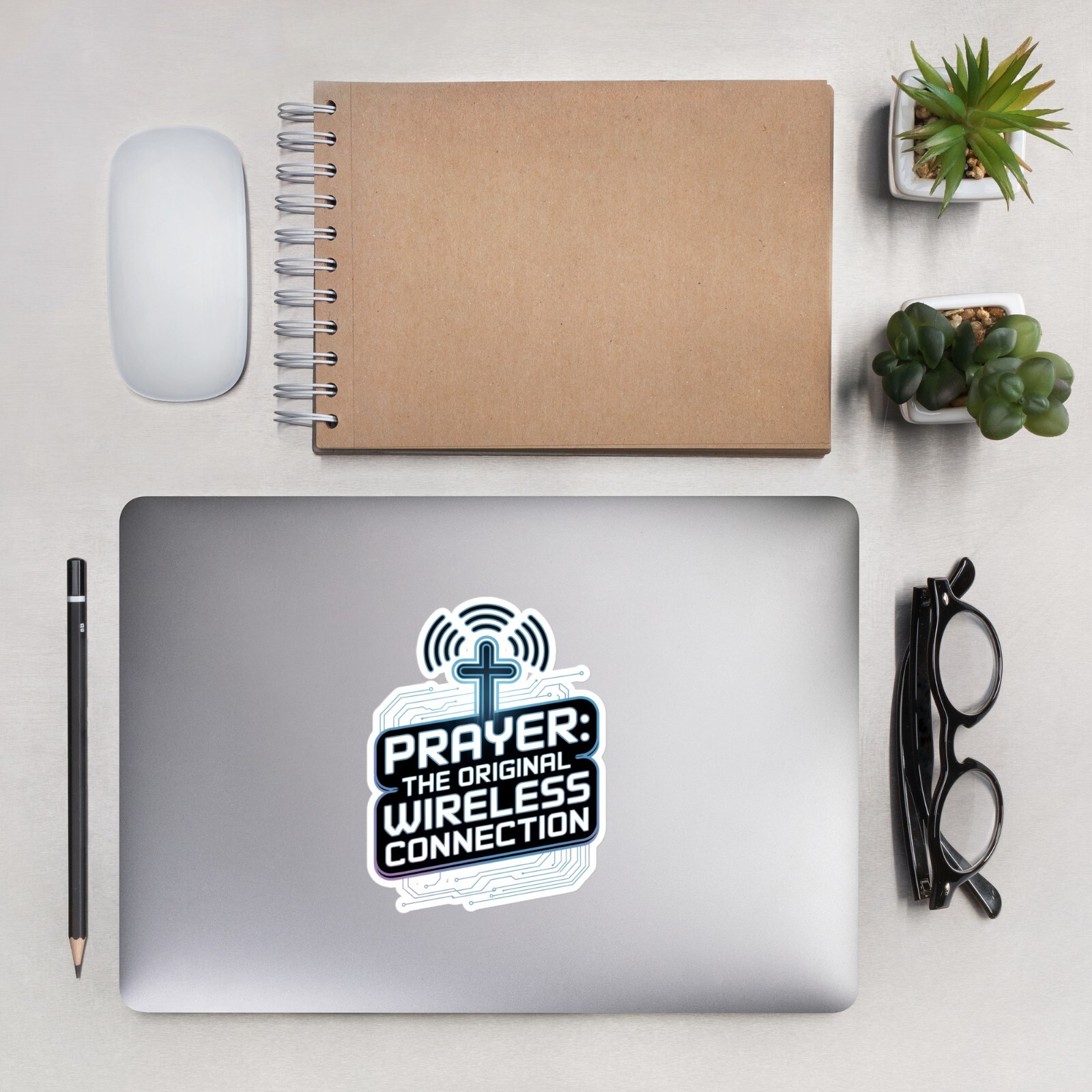 Christian Faith Jesus Christ Church God Worship Prayer Bible Verse Sticker