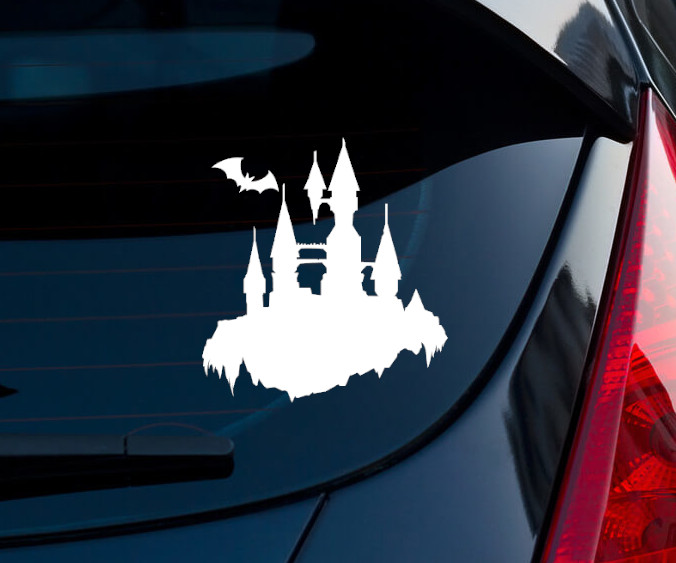 Castlevania Super Smash Bros Indoor/Outdoor Matte White Vinyl Decal 3"x2.8"
