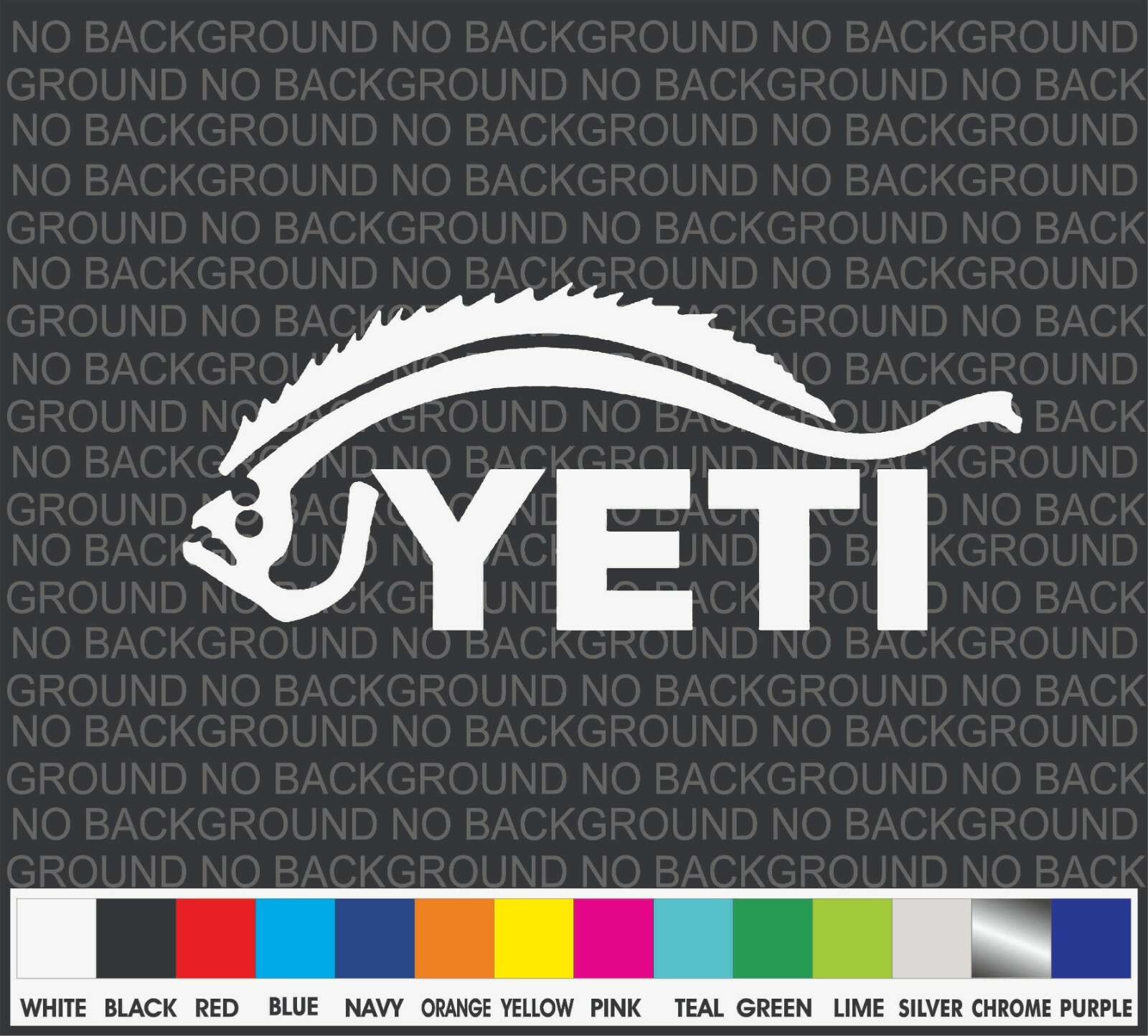 YETI Flounder Fluke Fishing Boat Cooler Car Truck Window Decal Sticker Laptop 8"