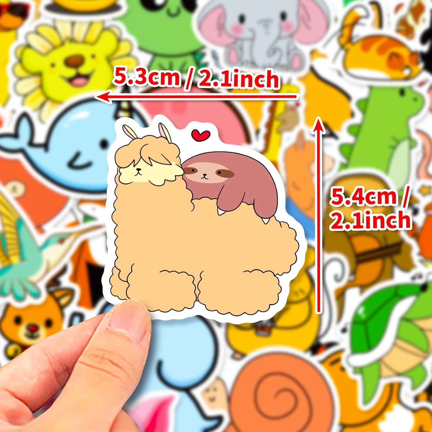 100Pcs Water Bottle Stickers, Safe Fade-Resistant Waterproof Vinyl Stickers for