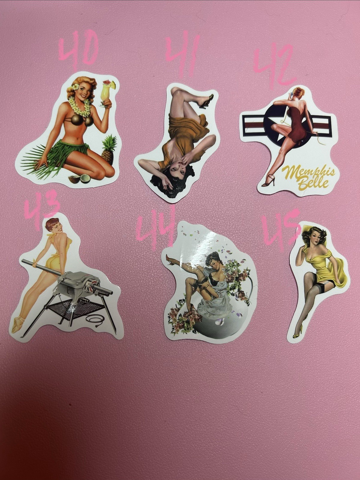Pinup Girls And More Stickers