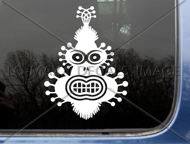Space Monkey Unique Graphic Design Various Sizes & Colors Die Cut Vinyl Decal