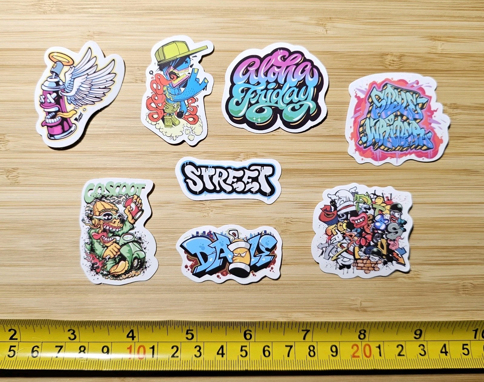 GRAFFITI ARTIST STREET ART SPRAY PAINTING PAINT CAN S86 STICKER LOT STICKERS