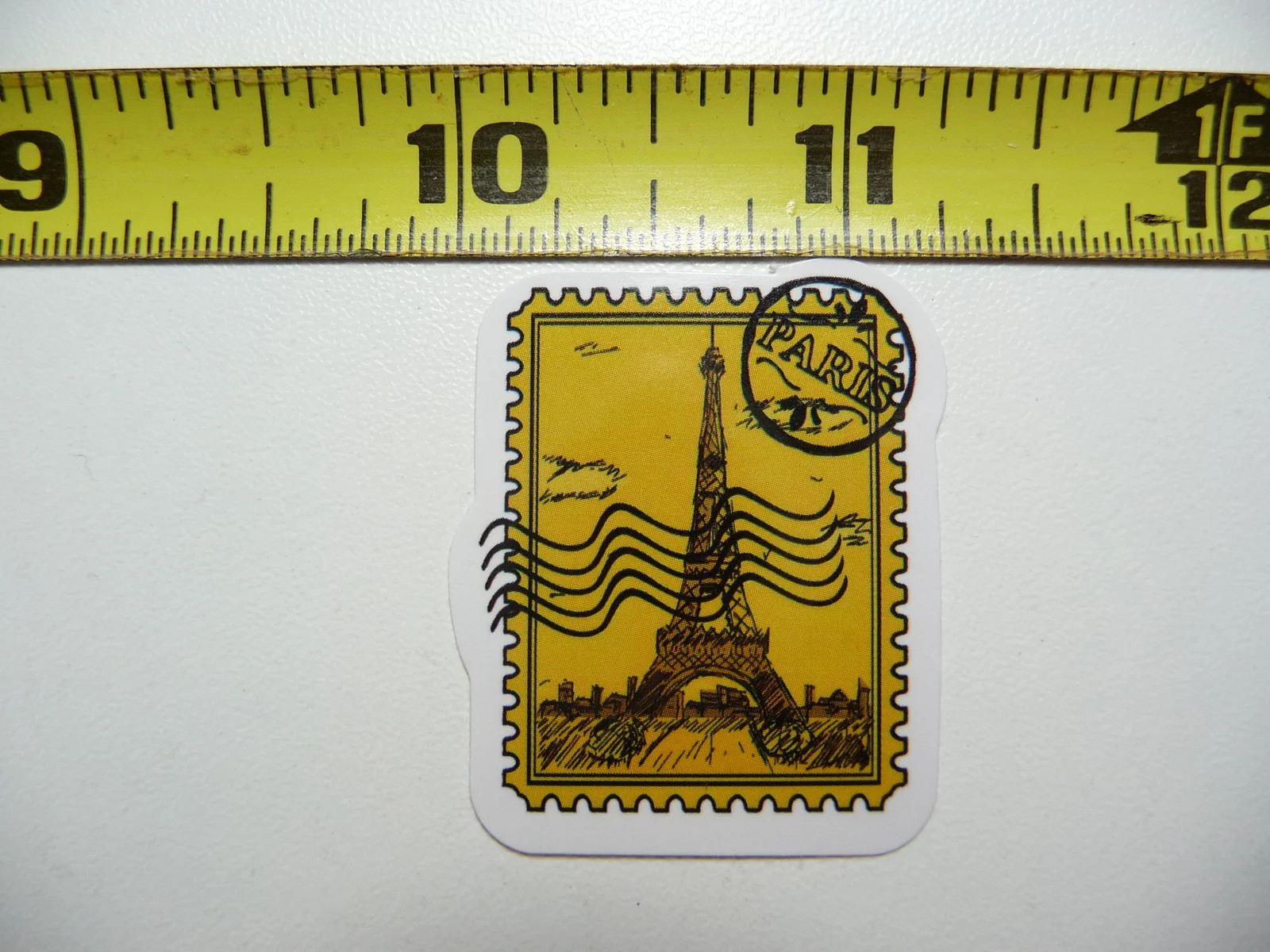 PARIS EIFFEL TOWER SMALL STICKER DECAL TRAVEL VACATION MEMORY FUN FUNNY