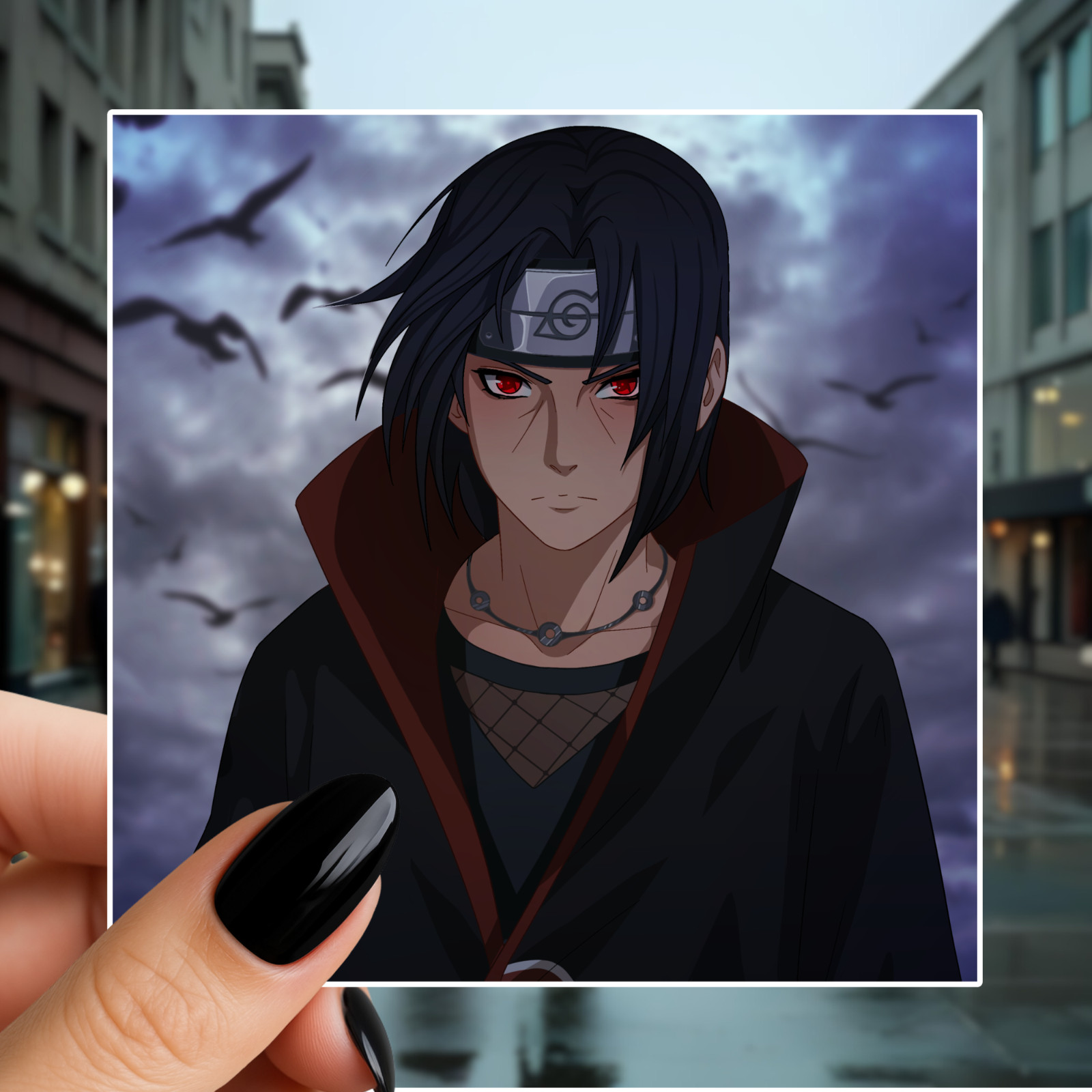 Itachi Uchiha – Anime – Sticker or Magnet – UV Protection