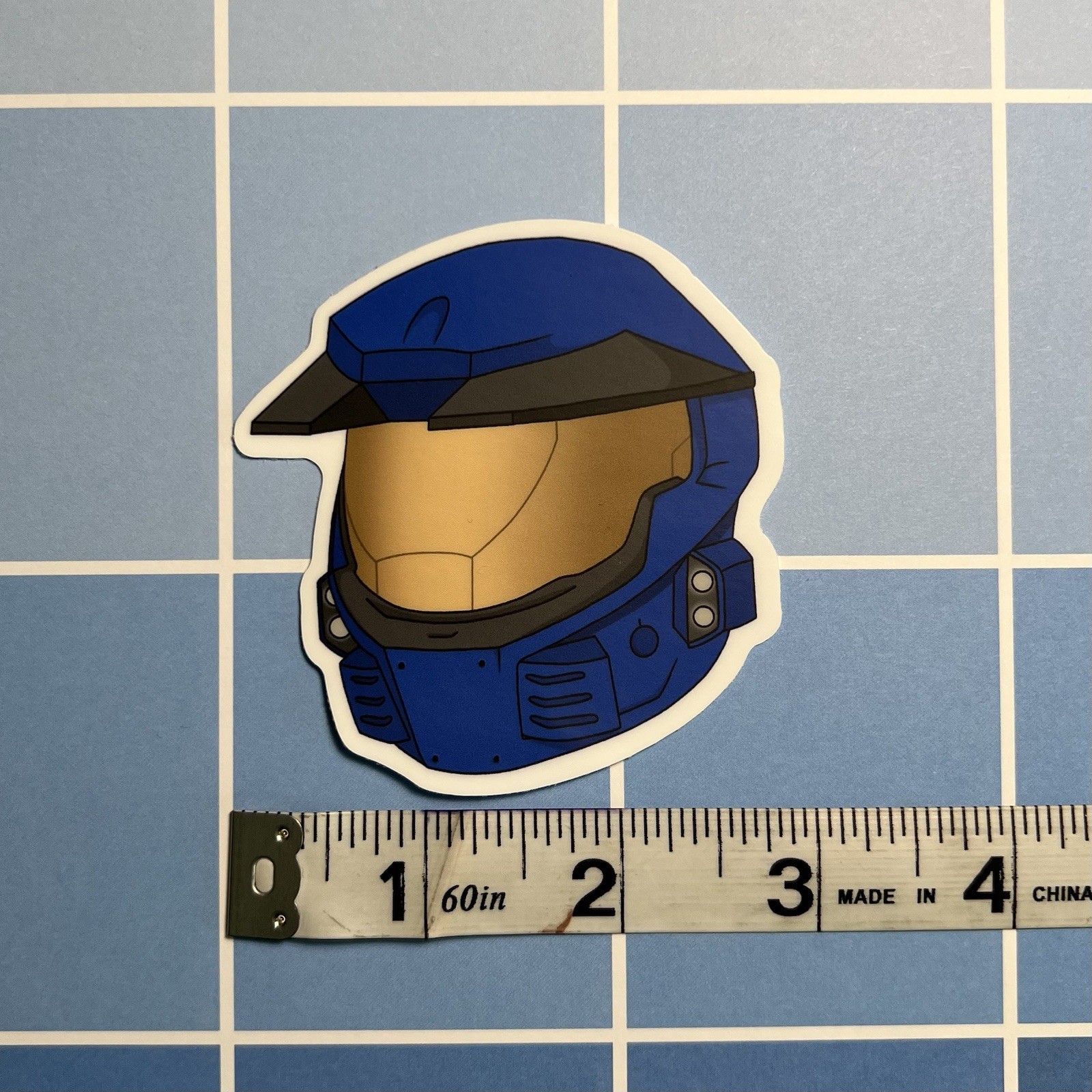 Red vs Blue Caboose Helmet Sticker – Halo