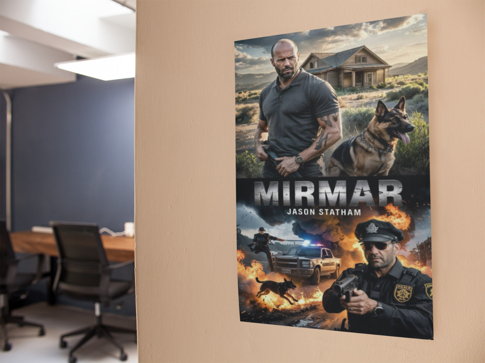 Modern Artwork Wall Vinyl Poster Graphic Print Peel and Stick Decor