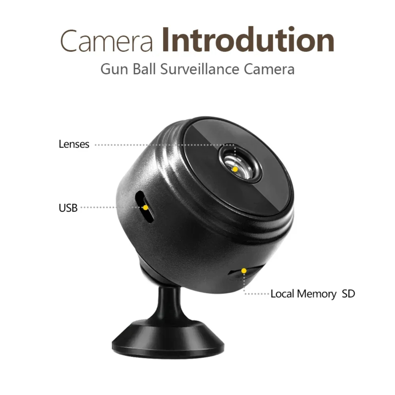 Mini Wireless Record Camera WiFi IP Home Security DVR Night Vision HD USB 1080P