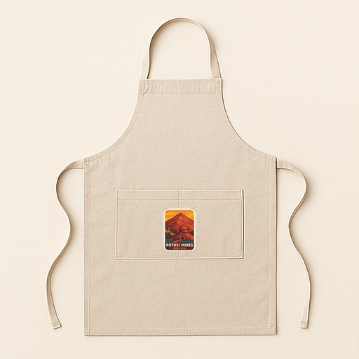 Potosí Mines Bolivia Iron On Heat Transfer Vinyl HTV Die-Cut Symbolic Landmark