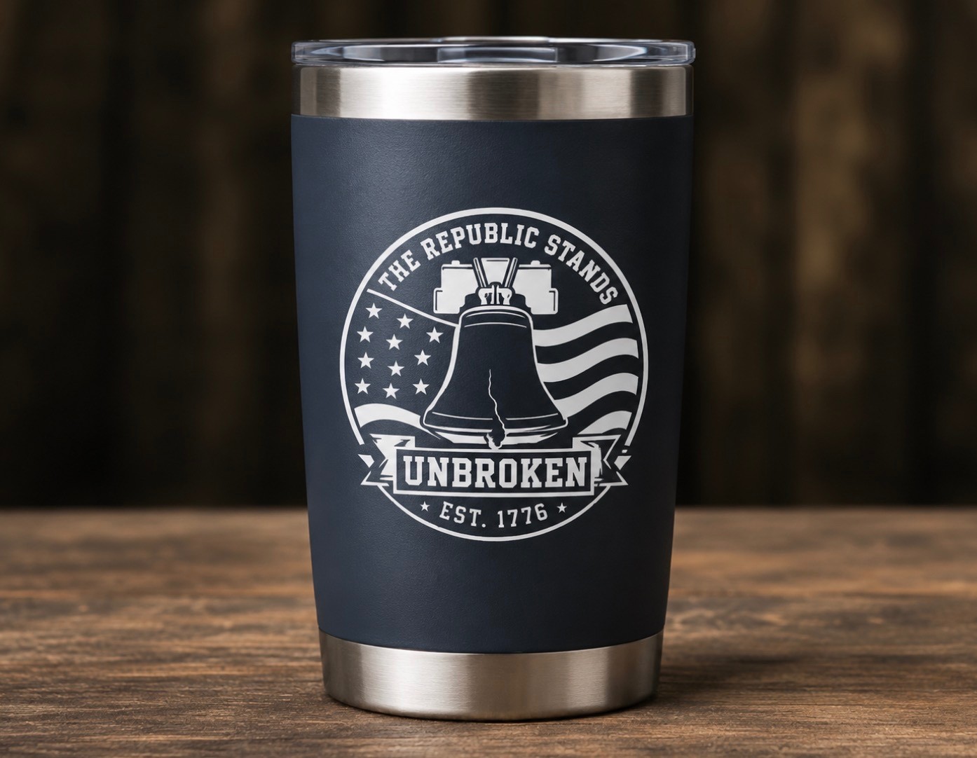 1776 Liberty Bell Vinyl Decal Sticker Patriotic American Flag USA Freedom