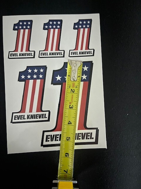 Evel Knievel #1 Mixed Size Pack of Stickers