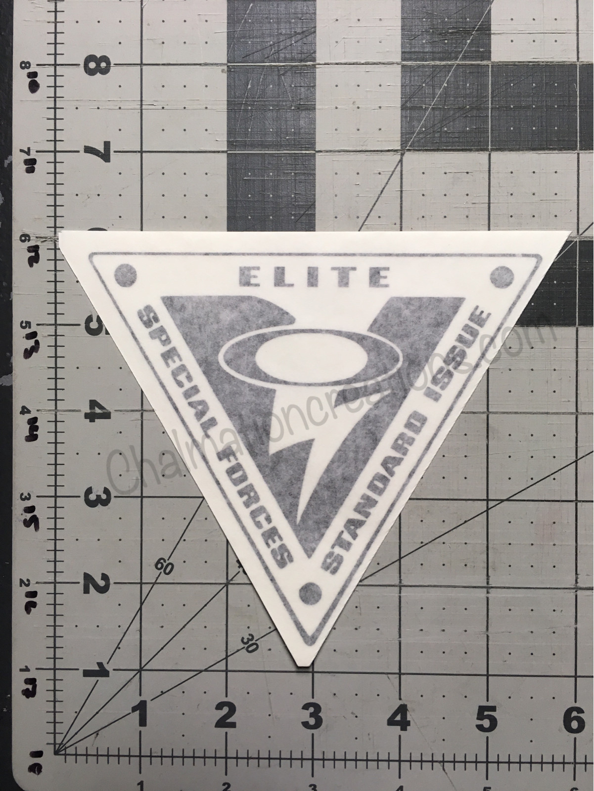 New Oakley SI Elite Triangle Vinyl Decal Rub On Die Cut Sticker