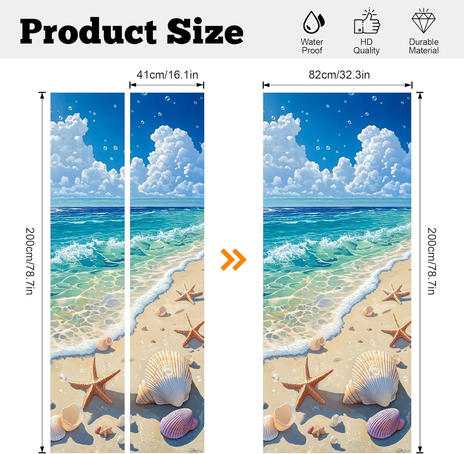 Self-Adhesive Refrigerator Wrap Set Removable Vinyl Fridge Stickers Peel & Stick