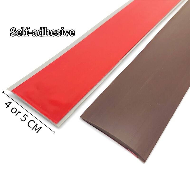 1 Roll Self-Adhesive Floor Board Edge Strip Seal Line Flat Door Threshold Belt