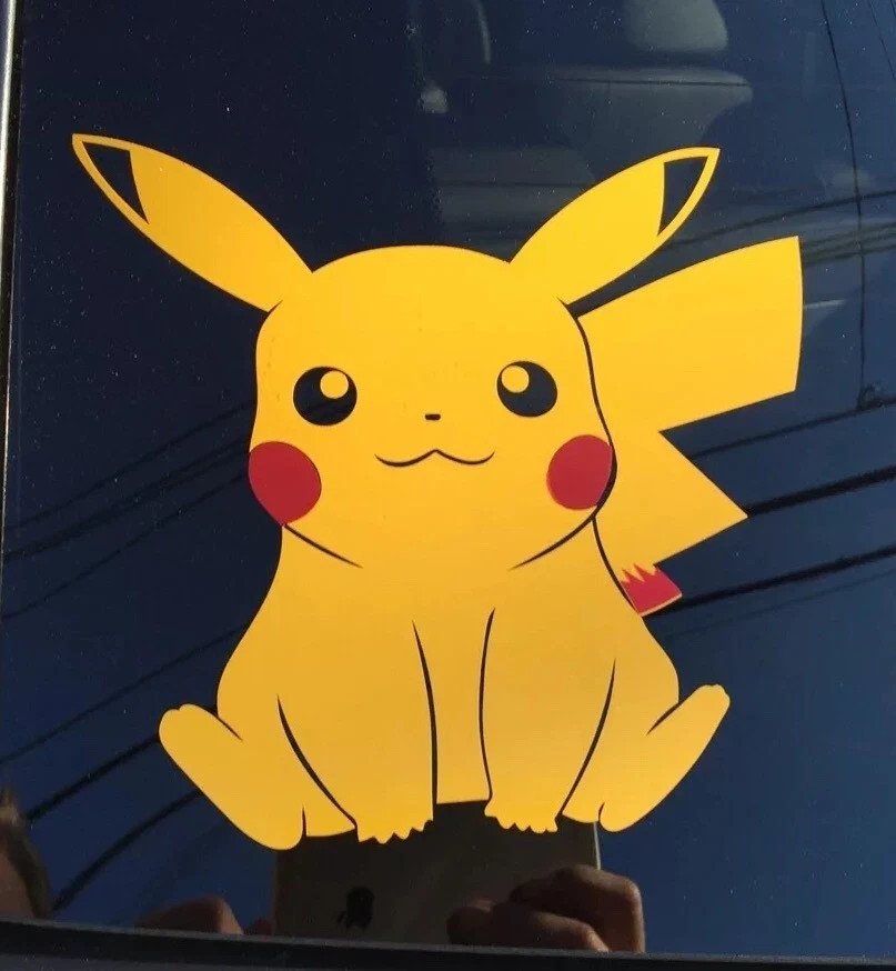 Pikachu Pokemon Decal Sticker Car Label