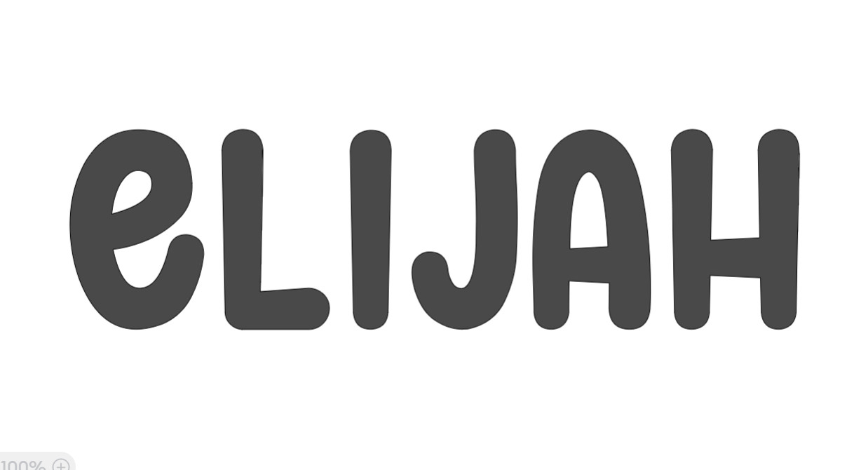 New ELIJAH Personalized Name Vinyl Decal for Cups tumblers Crafts walls Phones