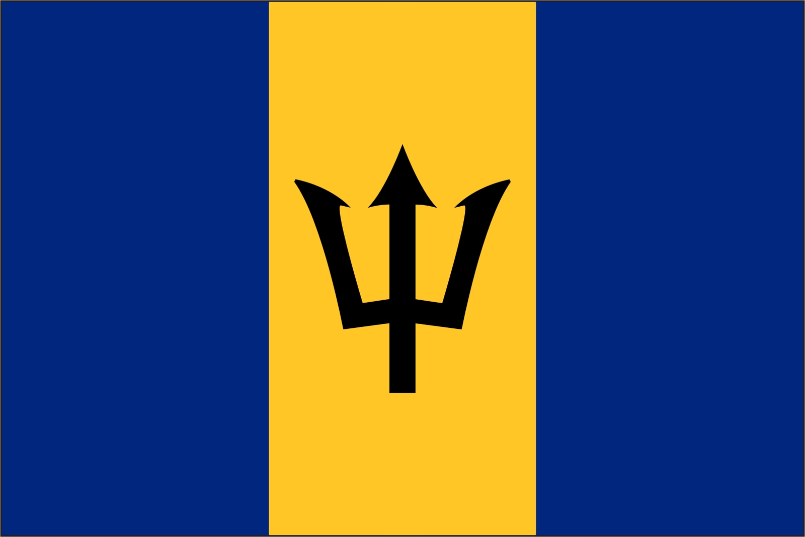 Barbados Flag Vinyl Decal / Sticker ** 5 Sizes **