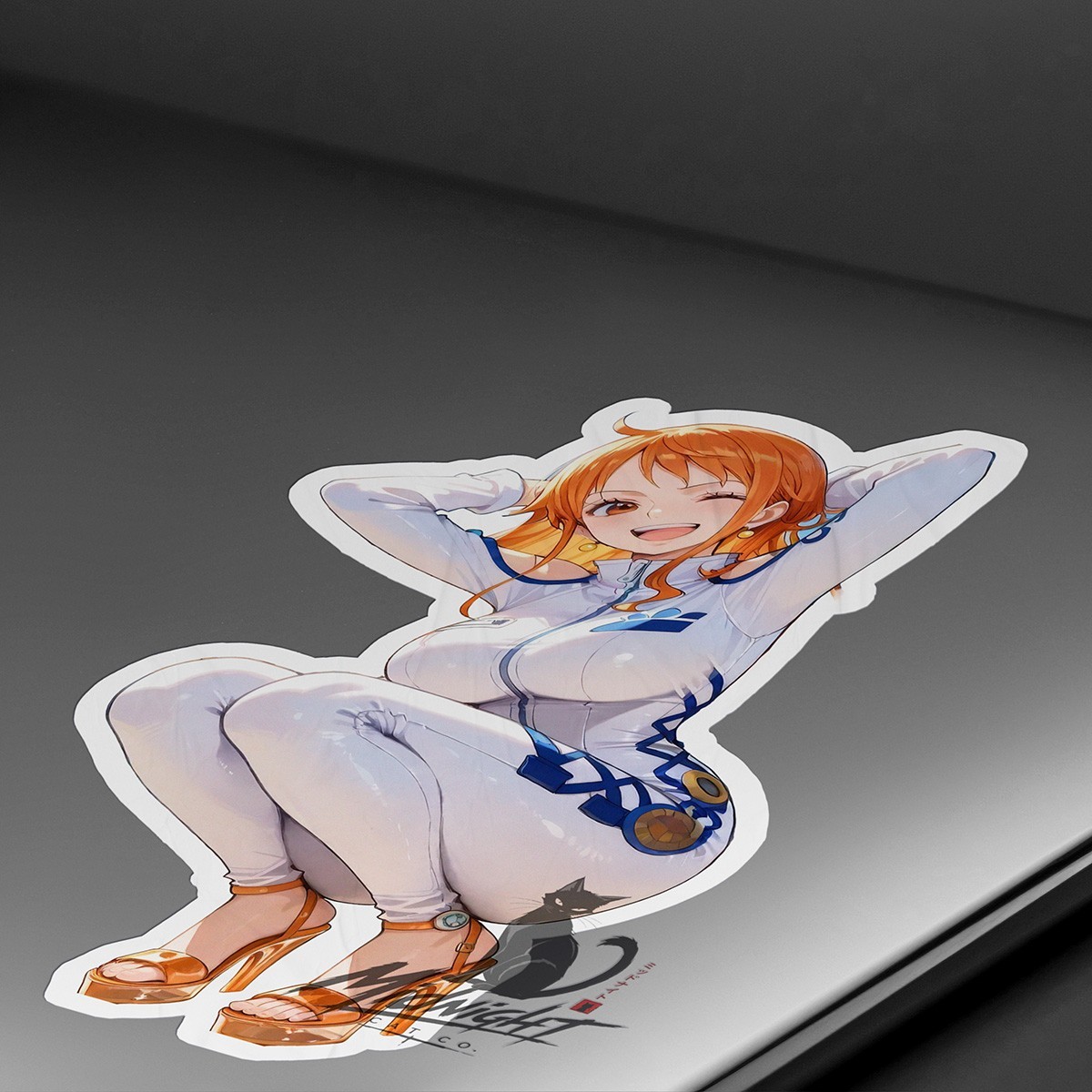 Nami 7in Vinyl Sticker Anime Manga Waifu Lewd Laptop Skateboard Car Luggage